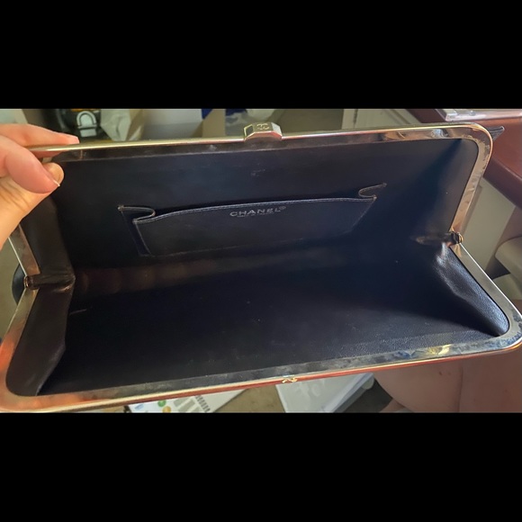 Vintage Chanel Chocolate Bar Clutch - Rare! - Picture 8 of 12